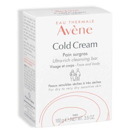 Avene Cold Cream Ultra Rich Soap Free Cleansing Bar 100g - TopifyCosmetics