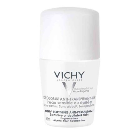 Vichy 48h Anti Perspirant Deodorant Roll On Sensitive Skin 50ml