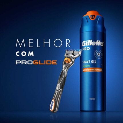 Gillette Pro Sensitive Gel De Afeitar 200ml -topify cosmetics