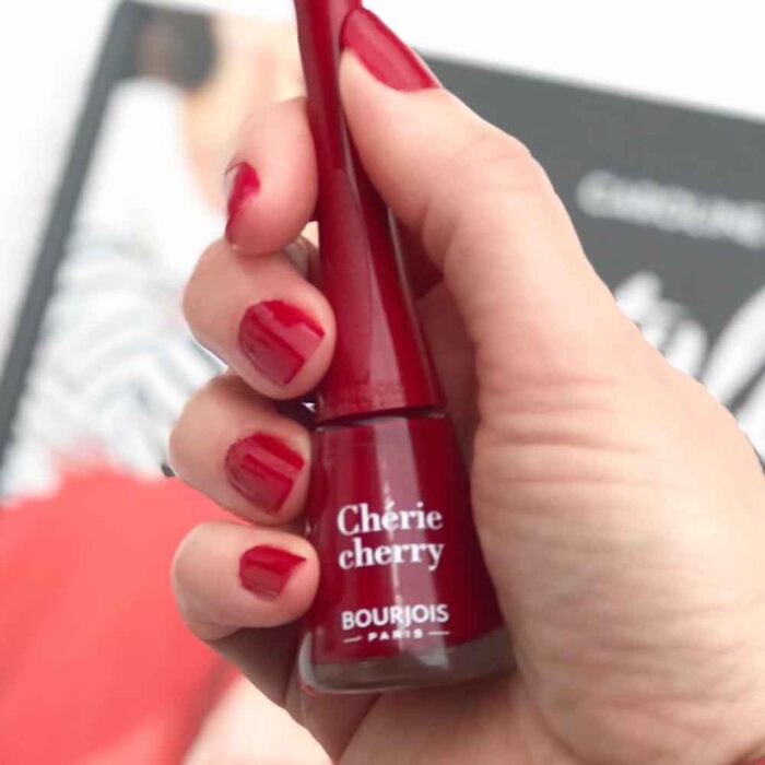 Bourjois 1 Seconde Nail Ename 08 Cherie Cherry-topify cosmetics