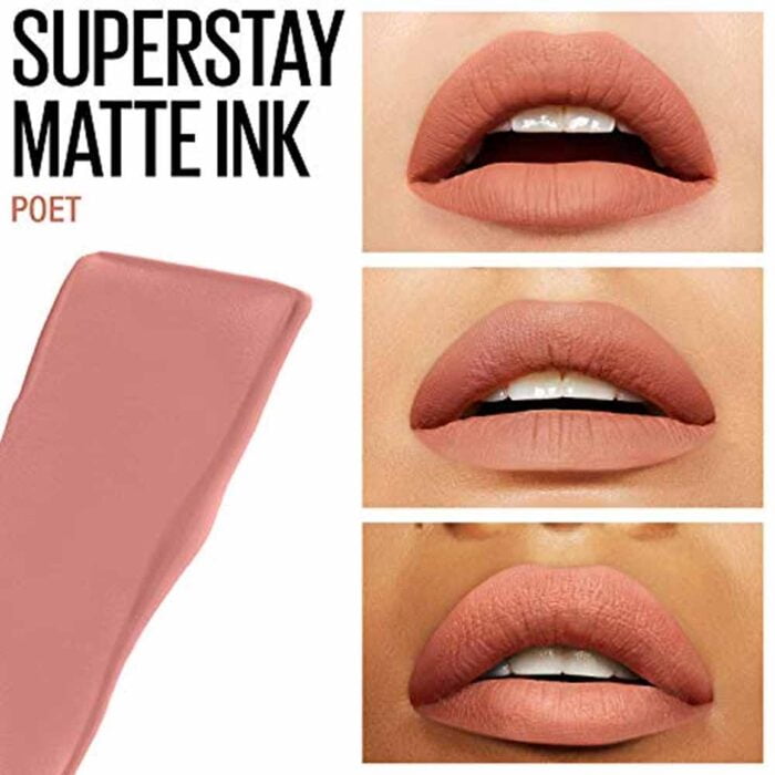 Maybelline Superstay 24 Matte Ink Lipstick 60 Poet 5ml-topify cosmetics