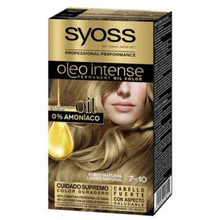 Syoss Oleo Intense Permanent Hair Color 7-10 Natural Blonde