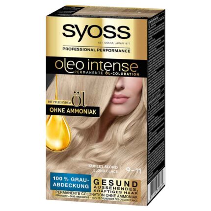 Syoss Oleo Intense Permanent Hair Color 9-11 Icy Blonde