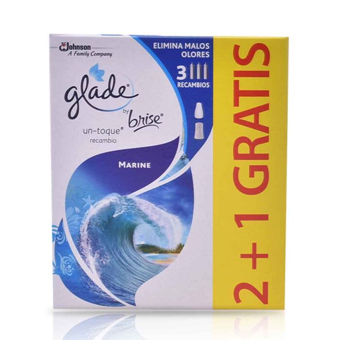 Glade Un Toque Ambientador Recambio Marine 3 Piezas-topify cosmetics